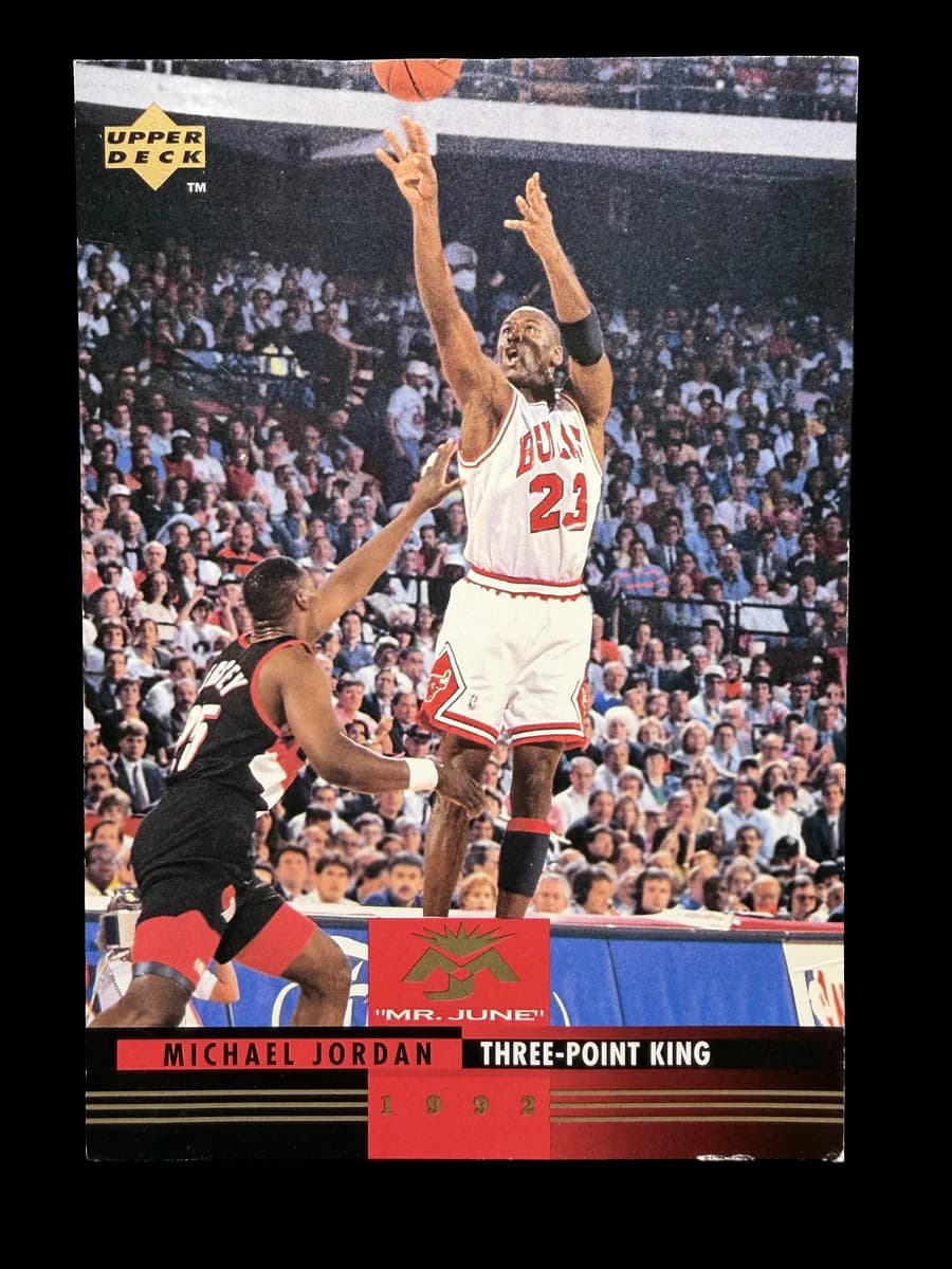 1993 Upper Deck Michael Jordan — Mr. June, Three-Point King